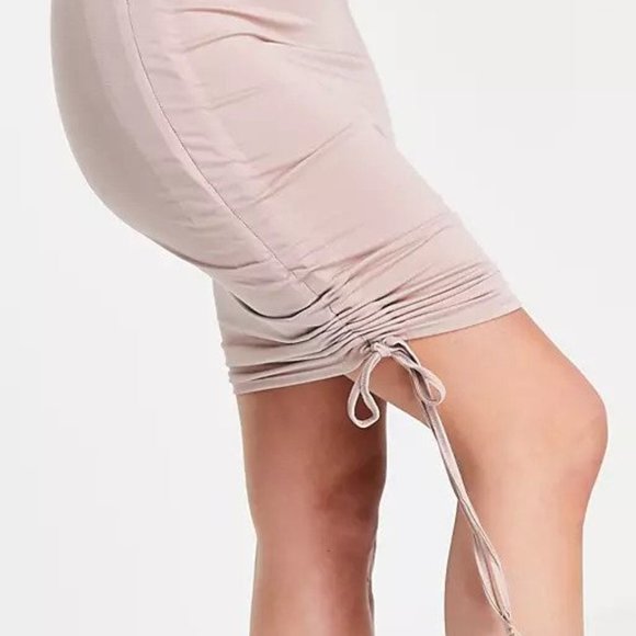 ASOS RUCHED MINI DRESS - Picture 2 of 9